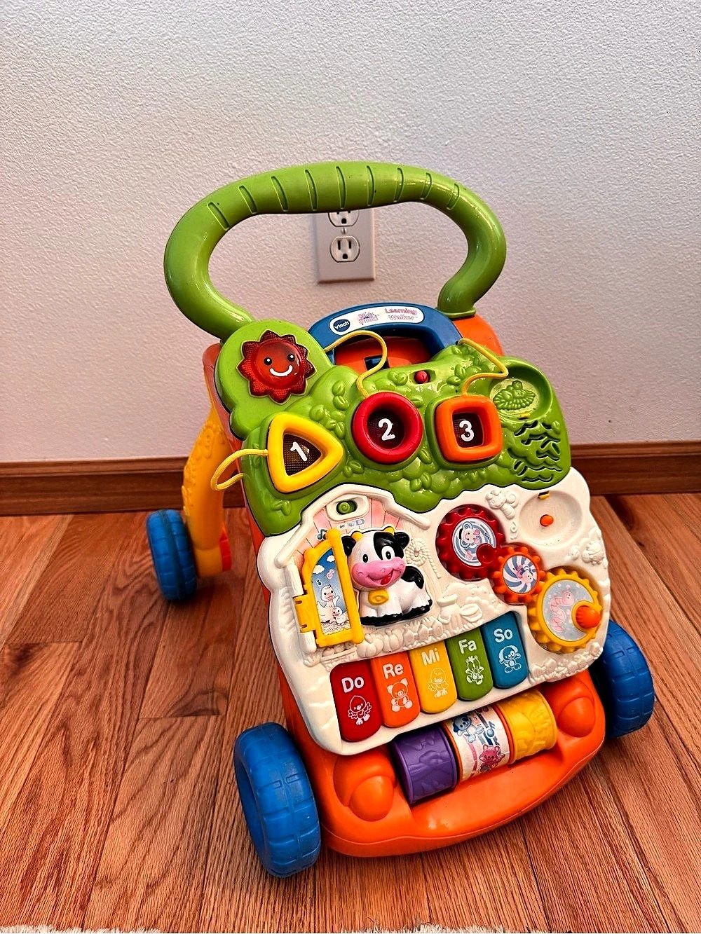 VTech Sit-to-Stand Learning Walker Activity Toy Working Missing Phone